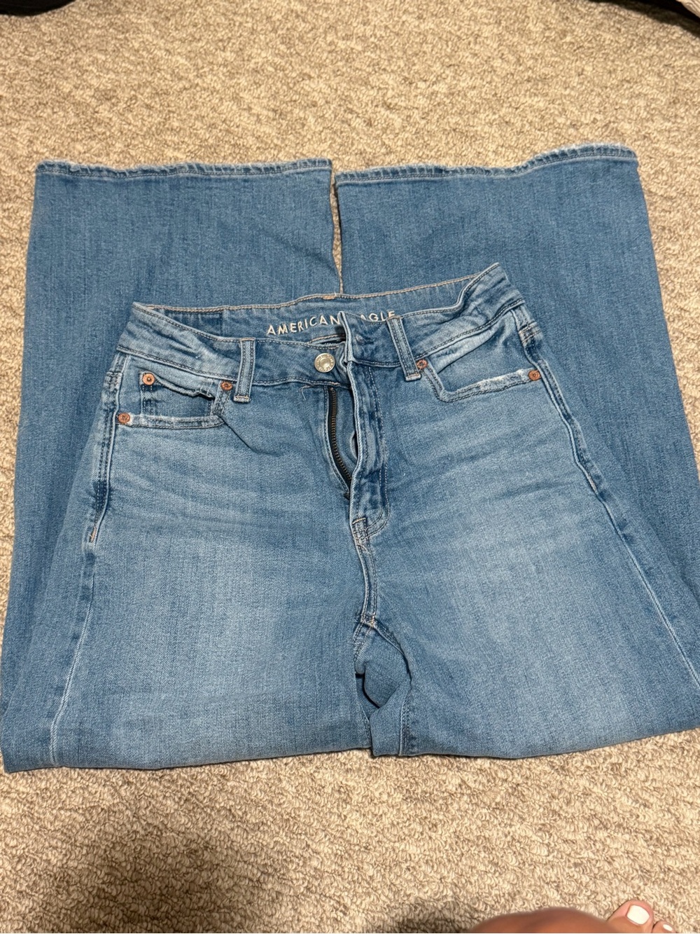 American Eagle Outfitters Women's Light Blue Bootcut Jeans
